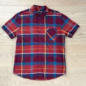 Dakine Preston Button Down Woven Short Sleeve Shirt, Men's Large